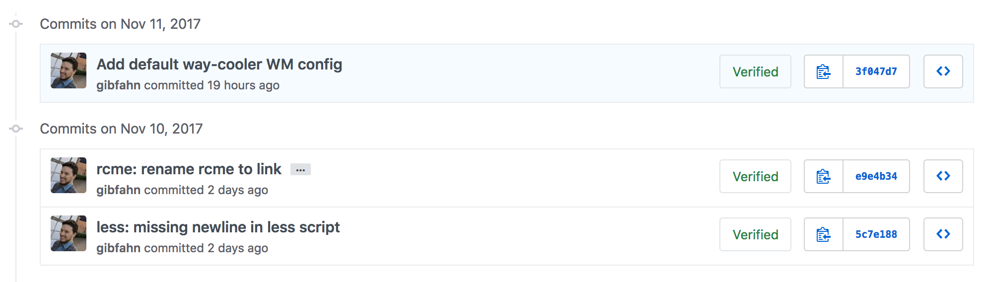 GitHub GPG Signed Commits